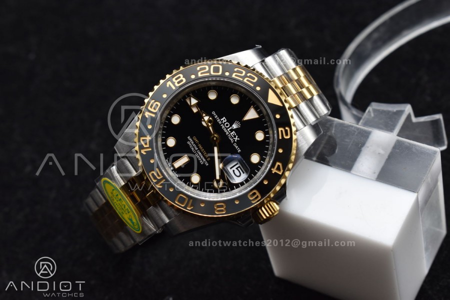 GMT Master II 126713 GRNR Clean 1:1 Best Edition Black Dial on Jubilee Bracelet DD3285 CHS
