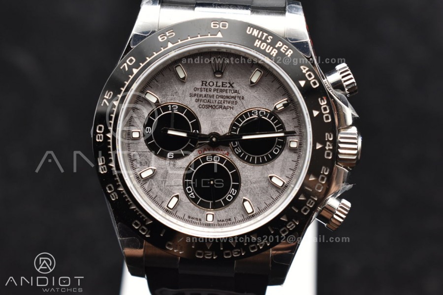 Daytona 116519 QF 1:1 Best Edition Gray Dial on Oysterflex Rubber Strap SA4130