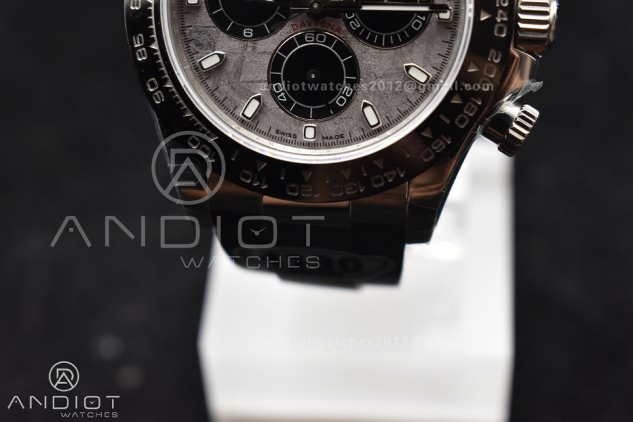 Daytona 116519 QF 1:1 Best Edition Gray Dial on Oysterflex Rubber Strap SA4130
