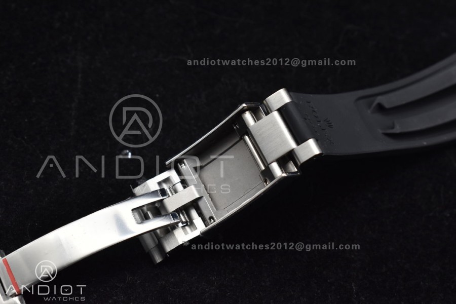 Daytona 116519 QF 1:1 Best Edition Gray Dial on Oysterflex Rubber Strap SA4130