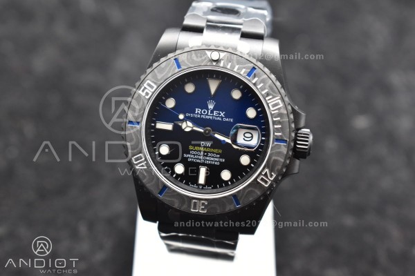 Submariner DIW DLC Sandblasted VSF 1:1 Best Editio...