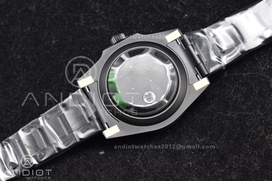 Submariner DIW DLC Sandblasted VSF 1:1 Best Edition Black/Blue Dial on DLC Bracelet VS3135