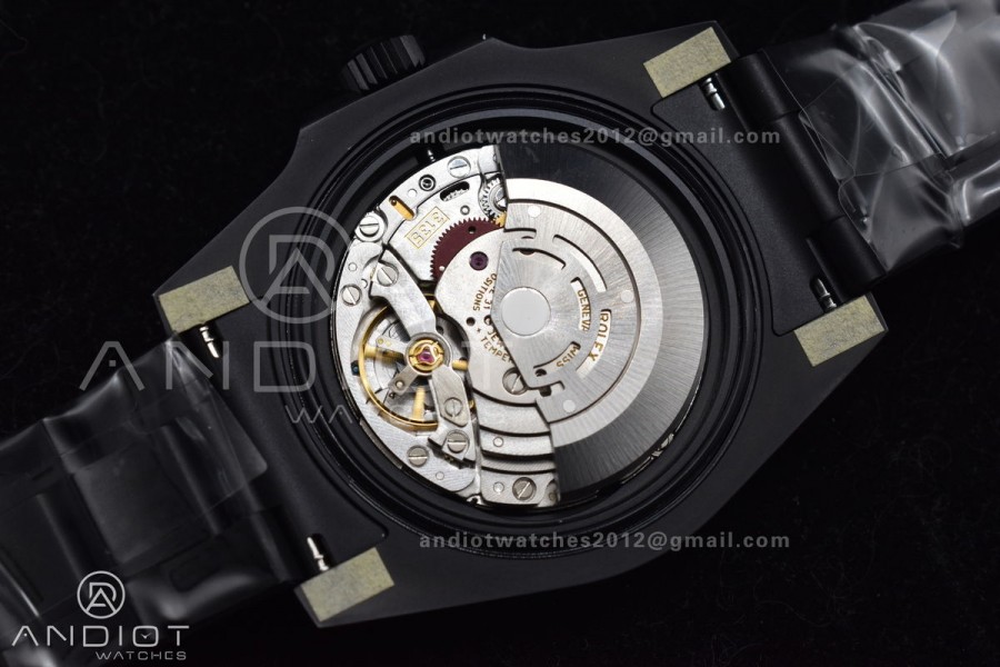 Submariner DIW DLC Sandblasted VSF 1:1 Best Edition Black/Blue Dial on DLC Bracelet VS3135