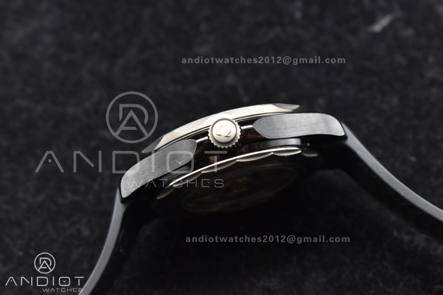 Seamaster Diver 300M PVD VSF Best Edition Black Dial on Black Rubber Strap A8806