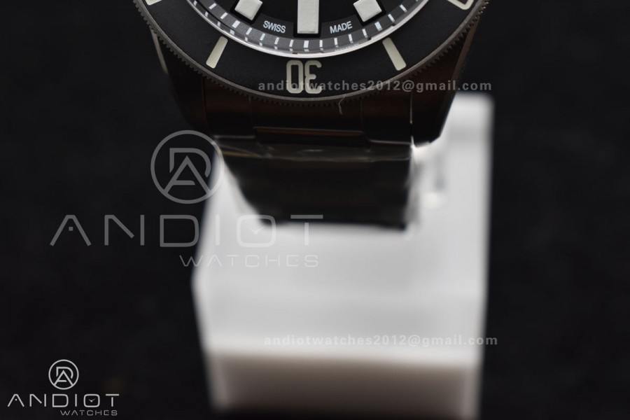 Pelagos Titanium Black Ceramic XF 1:1 Best Edition Black Dial on Titanium Bracelet A2824