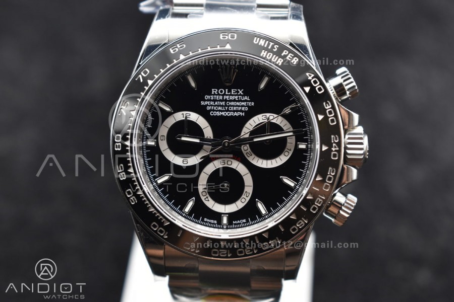 2023 Daytona 126500 ZF 1:1 Best Edition 904L SS Case and Bracelet Black Dial SH4130