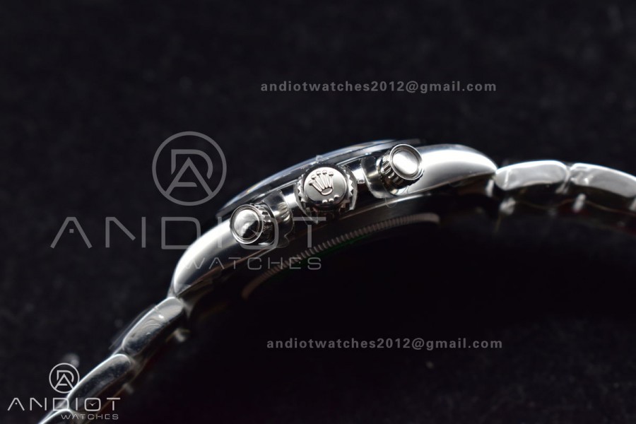 Daytona 116500 Clean V3 904L SS Case And Bracelet White Dial 4130 