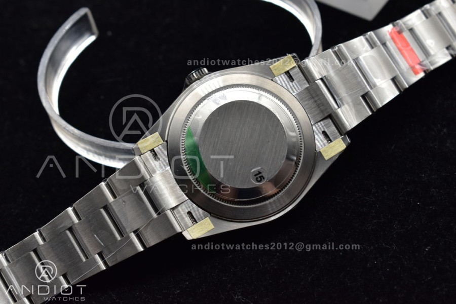 DateJust 41 126330 904L SS VSF 1:1 Best Edition Gray Dial Green Roman on Oyster Bracelet VS3235