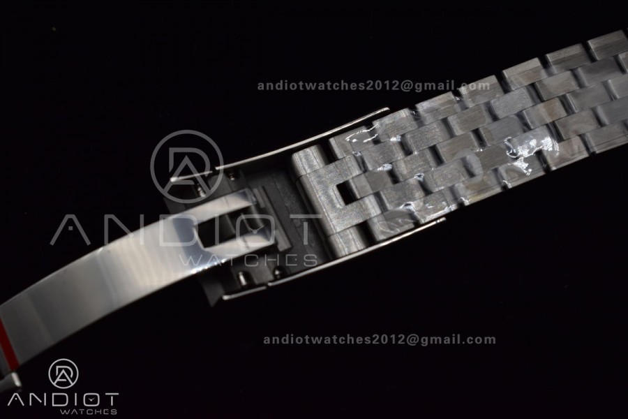 DateJust 41 126330 904L SS VSF 1:1 Best Edition Gray Dial Green Roman on Jubilee Bracelet VS3235