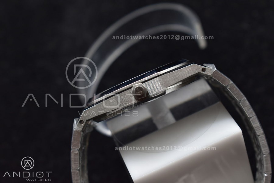 Royal Oak 39mm 16202 "50th Anniversary" SS ZF 1:1 Best Edition Green Textured Dial On SS Bracelet A7121
