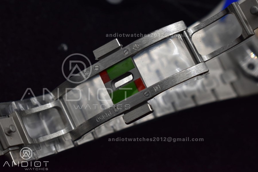 Royal Oak 39mm 16202 "50th Anniversary" SS ZF 1:1 Best Edition Green Textured Dial On SS Bracelet A7121