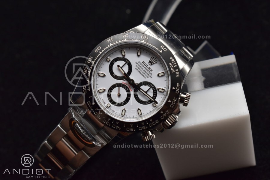 Daytona 116500 BTF 1:1 Best Edition 904L SS Case and Bracelet White Dial SA4130 