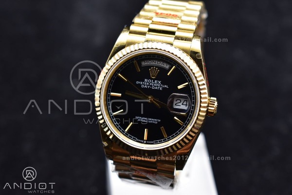 DayDate 36 YG GMF Black Dial Best Version On Presi...