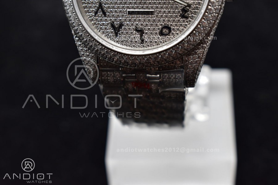 JDF 41mm Best Version Diamond DateJust Arabic Markers