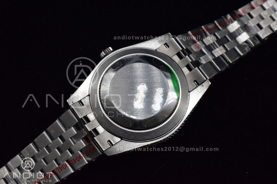 JDF 41mm Best Version Diamond DateJust White Stick Markers