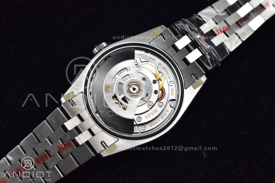 DateJust 36 SS 126234 VSF 1:1 Best Edition 904L Steel Blue Diamond Dial On Jubilee Bracelet VS3235