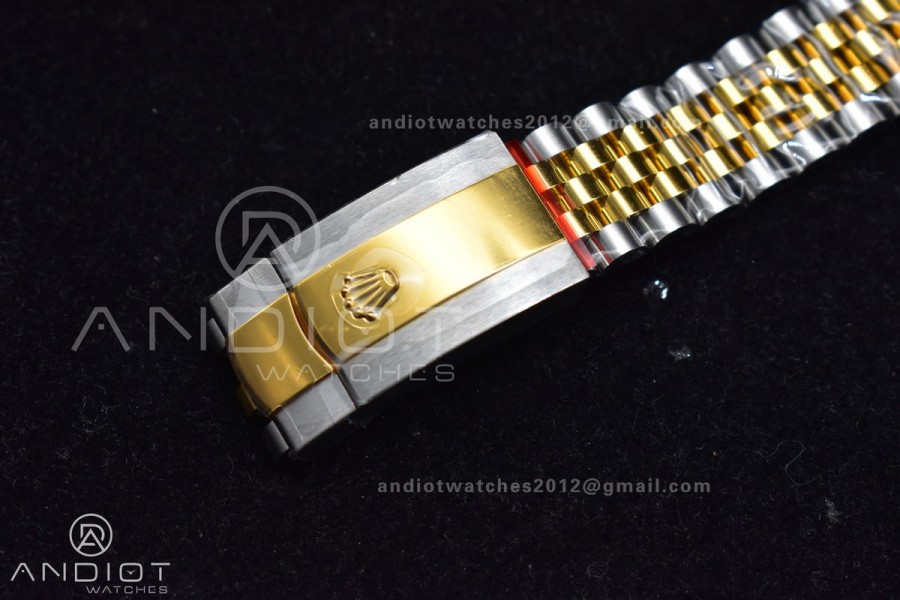 DateJust 36 SS/YG 126231 VSF 1:1 Best Edition 904L Steel Gold Textured Dial on Jubilee Bracelet VS3235