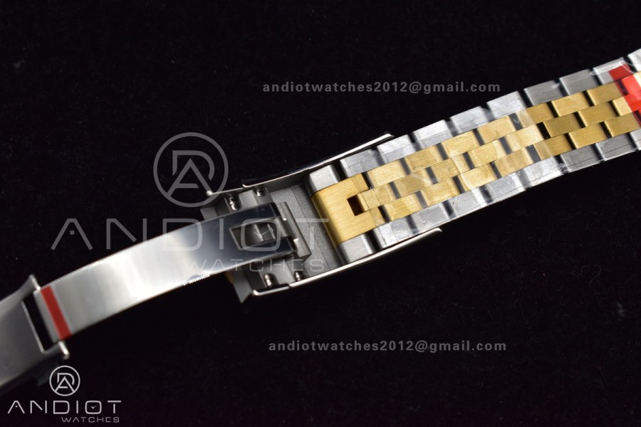 DateJust 36 SS/YG 126231 VSF 1:1 Best Edition 904L Steel Gold Textured Dial on Jubilee Bracelet VS3235