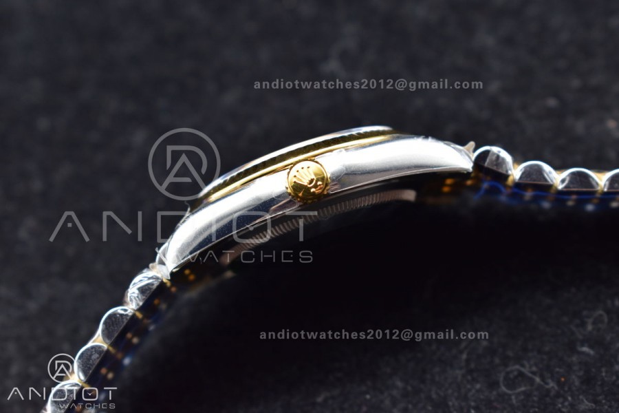 DateJust 36 SS/YG 126231 VSF 1:1 Best Edition 904L Steel Gold Textured Dial on Jubilee Bracelet VS3235