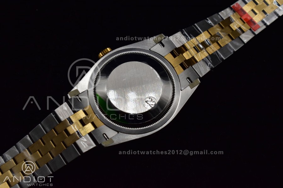 DateJust 36 SS/YG 126231 VSF 1:1 Best Edition 904L Steel Gold Textured Dial on Jubilee Bracelet VS3235