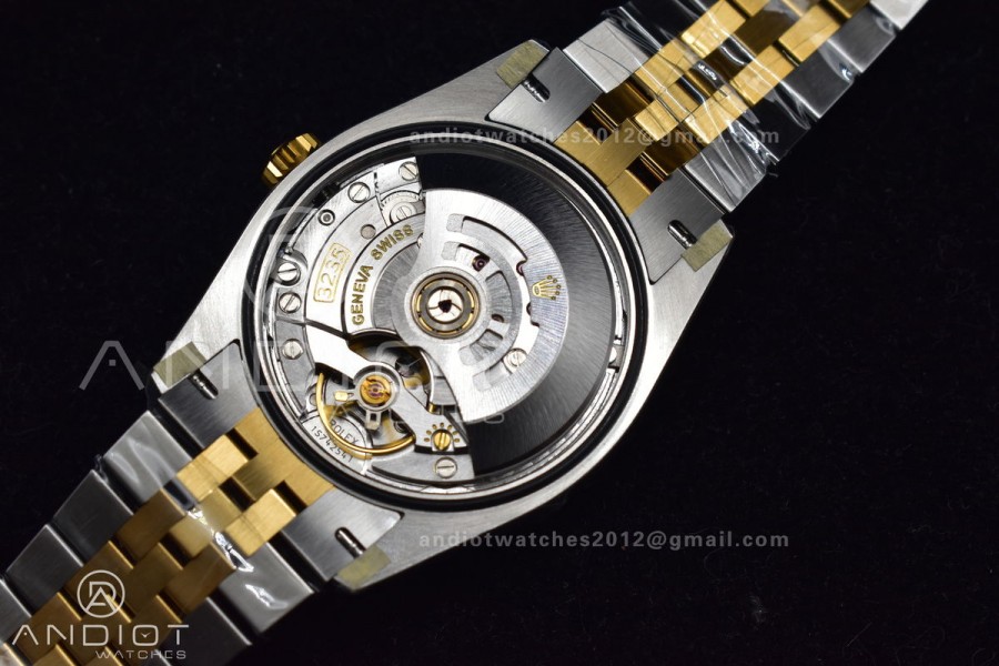 DateJust 36 SS/YG 126231 VSF 1:1 Best Edition 904L Steel Gold Textured Dial on Jubilee Bracelet VS3235