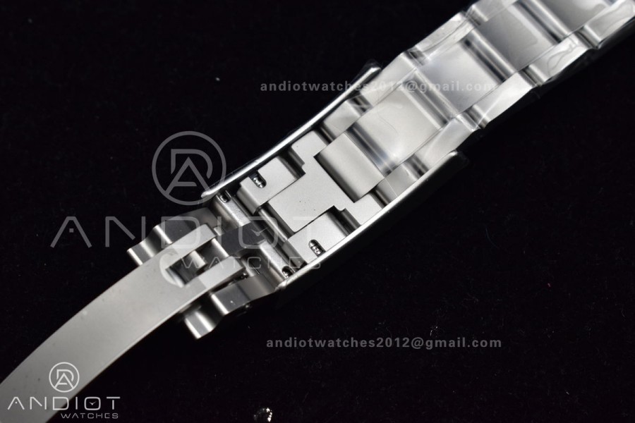 Submariner DIW Sandblasted VSF 1:1 Best Edition Orange Ceramic Bezel Orange/Black Dial on SS Bracelet VS3135