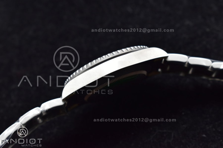Submariner DIW Sandblasted VSF 1:1 Best Edition Orange Ceramic Bezel Orange/Black Dial on SS Bracelet VS3135