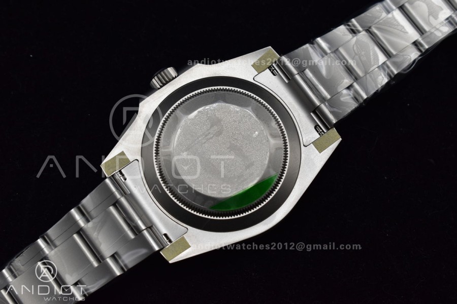 Submariner DIW Sandblasted VSF 1:1 Best Edition Orange Ceramic Bezel Orange/Black Dial on SS Bracelet VS3135