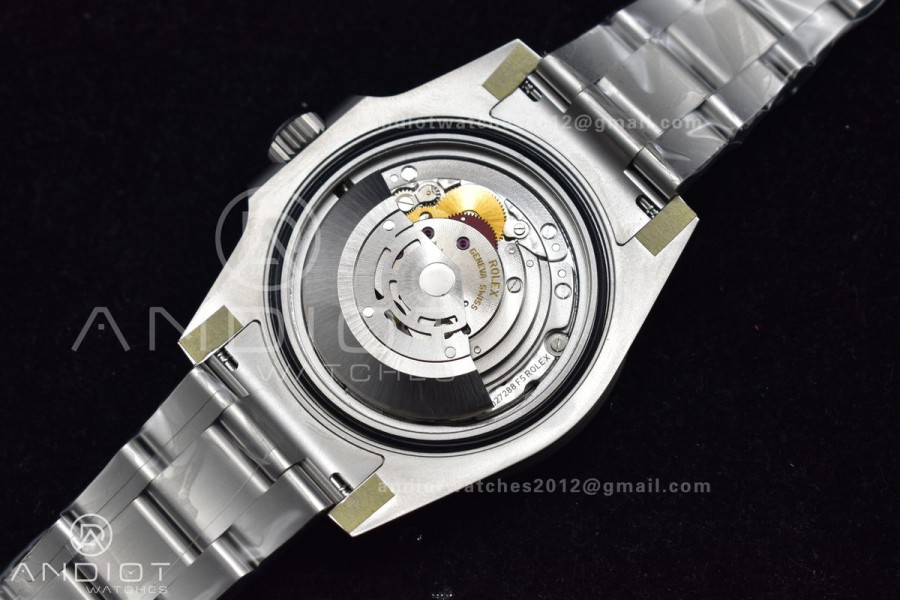Submariner DIW Sandblasted VSF 1:1 Best Edition Orange Ceramic Bezel Orange/Black Dial on SS Bracelet VS3135