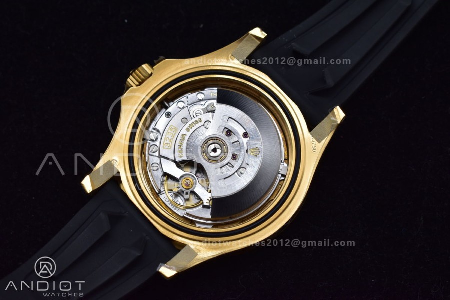 Yacht-Master 42mm 226658 VSF 1:1 Best Edition 3D Black Ceramic Bezel on Black Rubber Strap VS3235