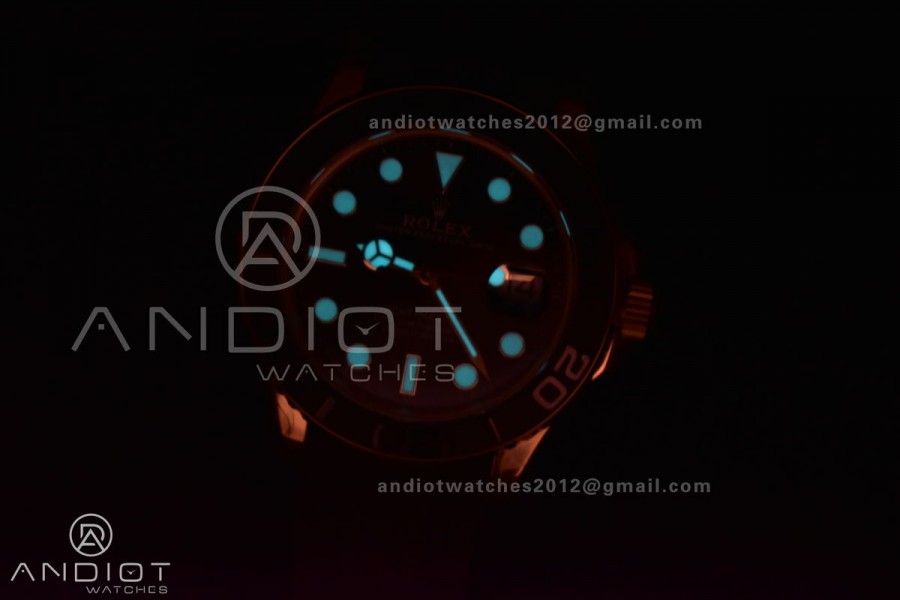 Yacht-Master 42mm 226658 VSF 1:1 Best Edition 3D Black Ceramic Bezel on Black Rubber Strap VS3235