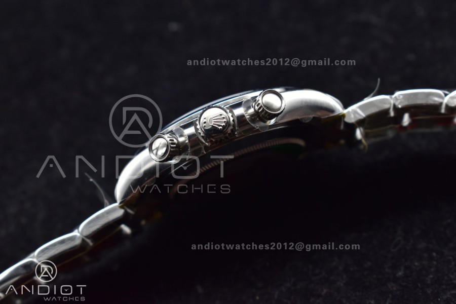 Daytona 116509 Clean 1:1 Best Edition Gray Dial Arabic Markers on SS Bracelet SA4130 V2