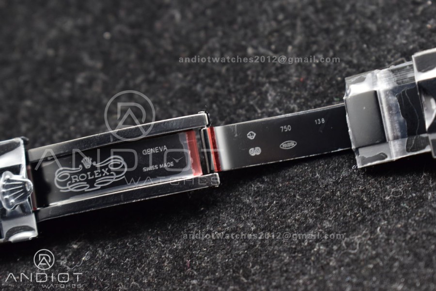 Blaken Daytona PVD Ceramic Bezel GETF Best Edition Skeleton Gold Dial on Black Rubber Strap SA4130