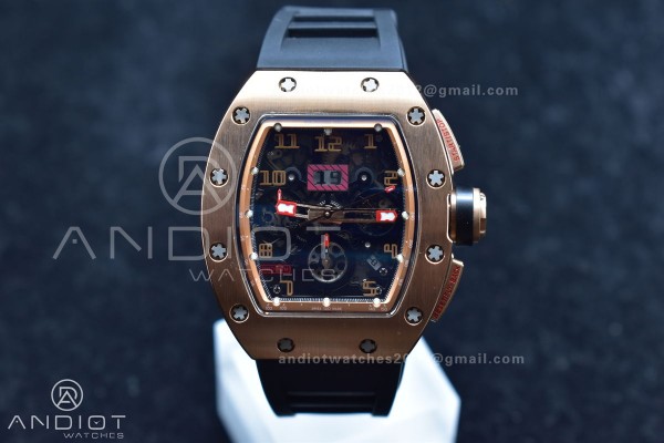 RM011 RG Chrono KVF 1:1 Best Edition Crystal Dial ...