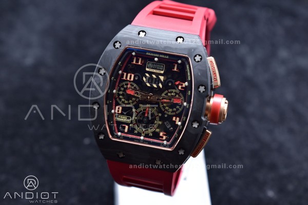 RM011 NTPT Chrono Lotus KVF 1:1 Best Edition Cryst...