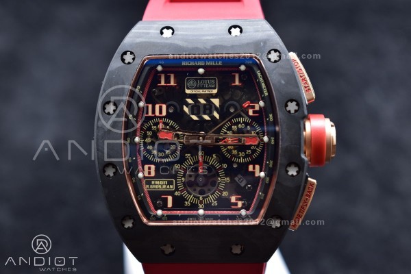 RM011 NTPT Chrono Lotus KVF 1:1 Best Edition Cryst...