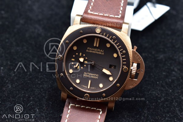 PAM968 V Bronzo VSF 1:1 Best Edition Brown Ceramic...