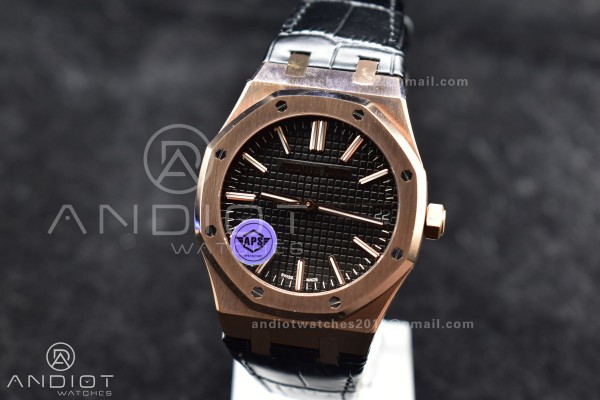 Royal Oak 41mm 15400 RG APSF 1:1 Best Edition Blac...