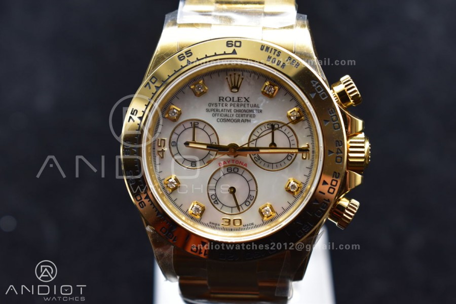 Daytona 116508 Clean 1:1 Best Edition Oyster/YG Dial On YG Bracelet SA4130