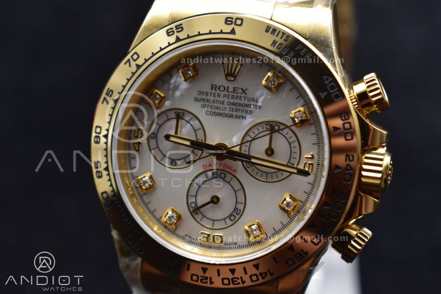Daytona 116508 Clean 1:1 Best Edition Oyster/YG Dial On YG Bracelet SA4130