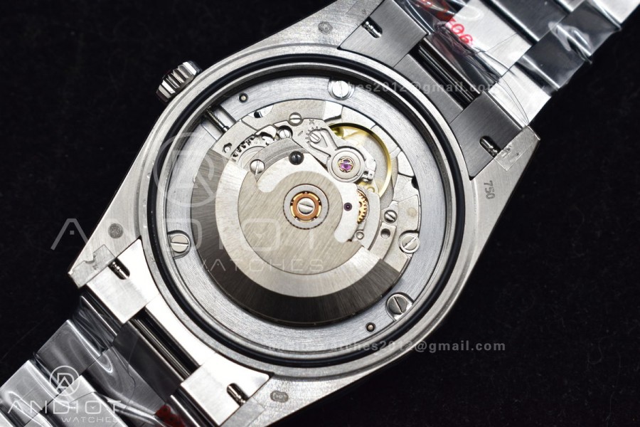 DayDate 40 GMF Tungsten Weighted 904L Steel Grey Dial Stick Markers On President Bracelet A2836 V2