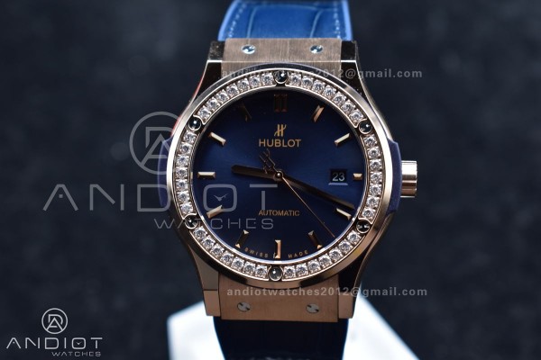 Classic Fusion 45mm SS HBF 1:1 Best Edition Blue D...