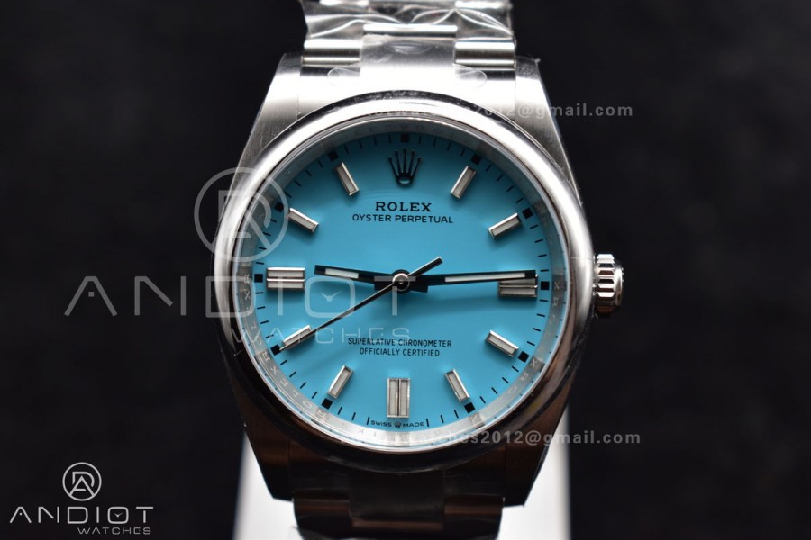 Oyster Perpetual 126000 36mm Clean 1:1 Best Edition 904L Steel Tiffany Blue Dial VR3230