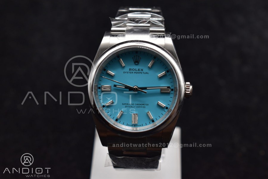 Oyster Perpetual 126000 36mm Clean 1:1 Best Edition 904L Steel Tiffany Blue Dial VR3230