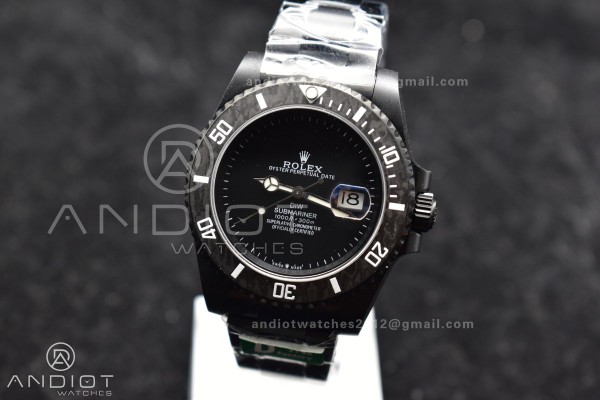 Submariner DIW DLC VSF 1:1 Best Edition Full Black...