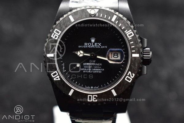 Submariner DIW DLC VSF 1:1 Best Edition Full Black...