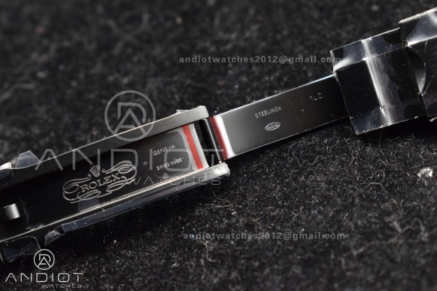 Submariner DIW DLC VSF 1:1 Best Edition Full Black Dial On DLC Bracelet VS3135