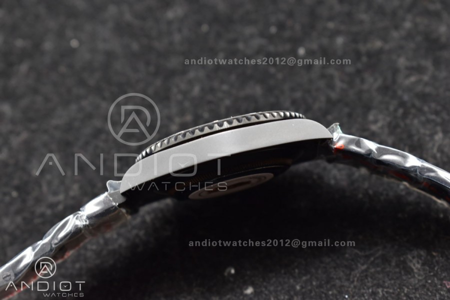 Submariner DIW DLC VSF 1:1 Best Edition Full Black Dial On DLC Bracelet VS3135