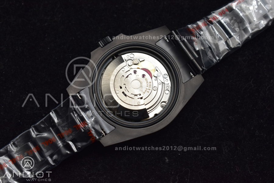 Submariner DIW DLC VSF 1:1 Best Edition Full Black Dial On DLC Bracelet VS3135