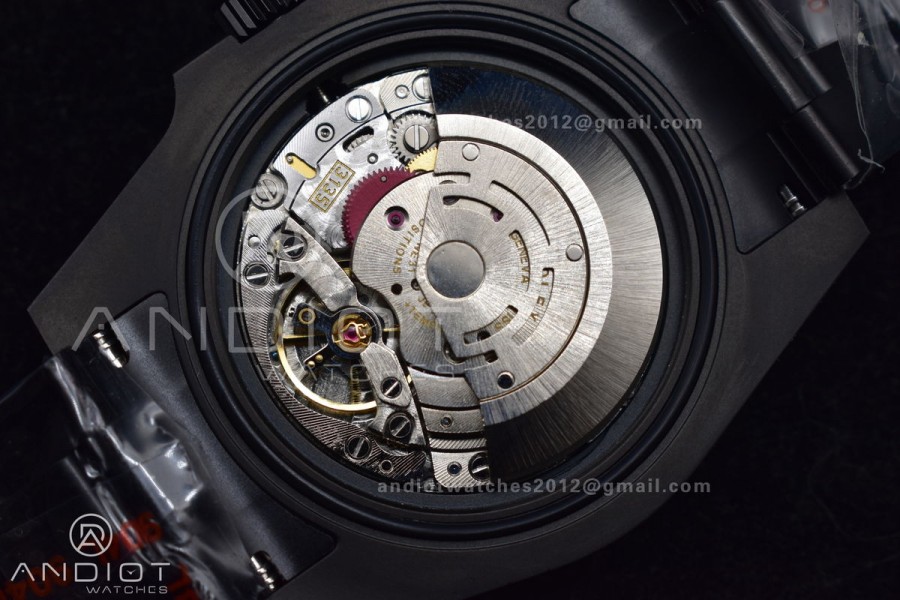 Submariner DIW DLC VSF 1:1 Best Edition Full Black Dial On DLC Bracelet VS3135